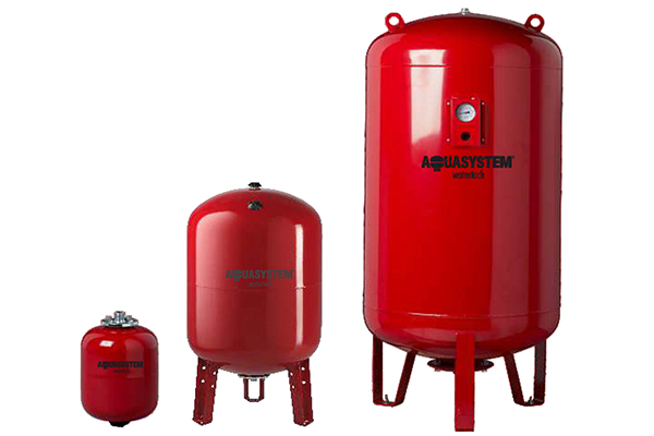 Bình tích áp được dùng để hỗ trợ hệ thống máy bơm nước