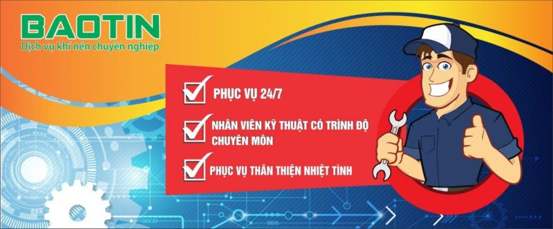 Phụ Tùng Máy Nén Khí Bảo Tín cam kết cung cấp dịch vụ chất lượng nhất